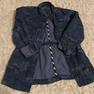 Gap blue camo jacket size S